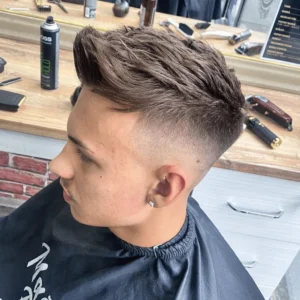 High Fade with Long Top 2