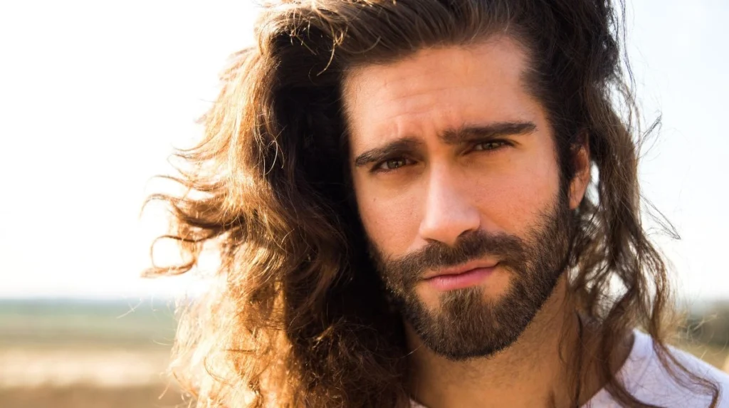 Long Hair + Beard style